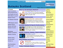 Tablet Screenshot of buteykoscotland.co.uk